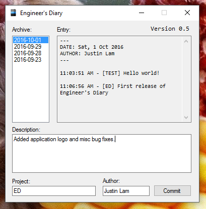 Engineer's Diary